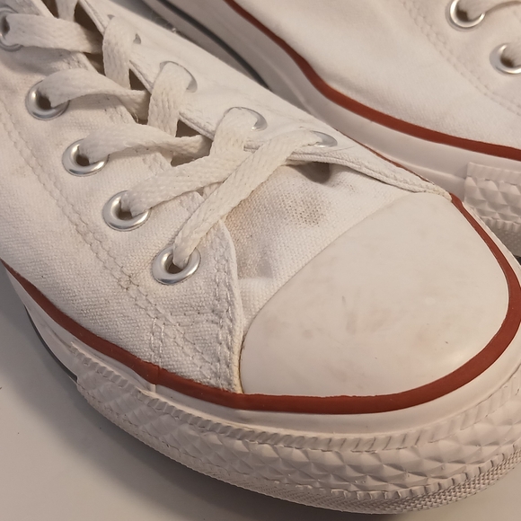 Converse White High-Top Sneakers Style Code M7650 - Picture 12 of 13